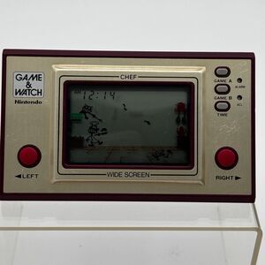 Nintendo Chef Japan Game and Watch Vintage Retro FP-24 Tested Works 1981 Japan